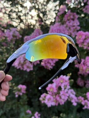 Oakley Radar EV Path Sunglasses White Frame and Prizm Polarized Lenses 009208